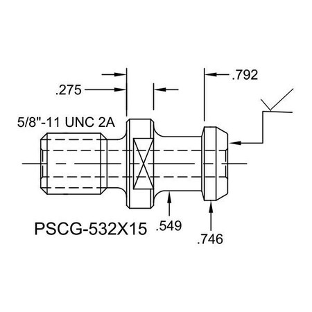 Tj Davies Co Coolant Through Retention Knob PSCG-532X15